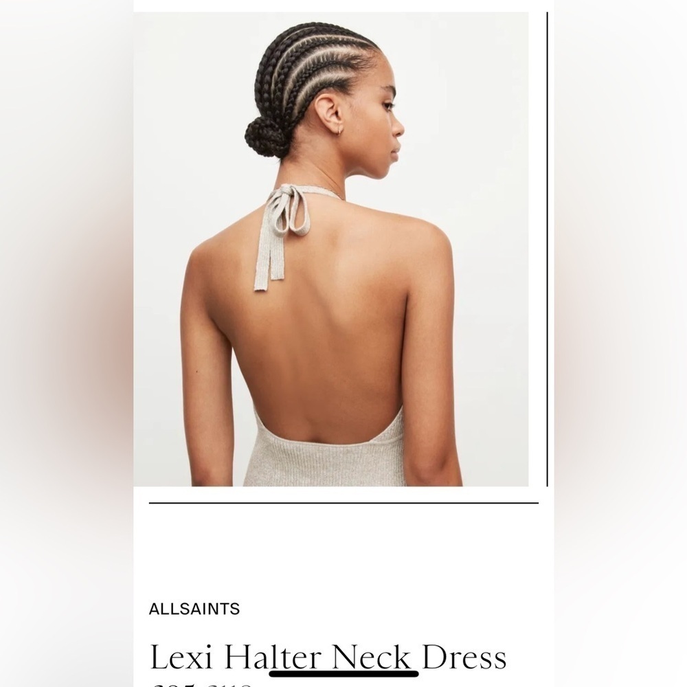 All Saints halter neck dress🔥 - Picture 4 of 7